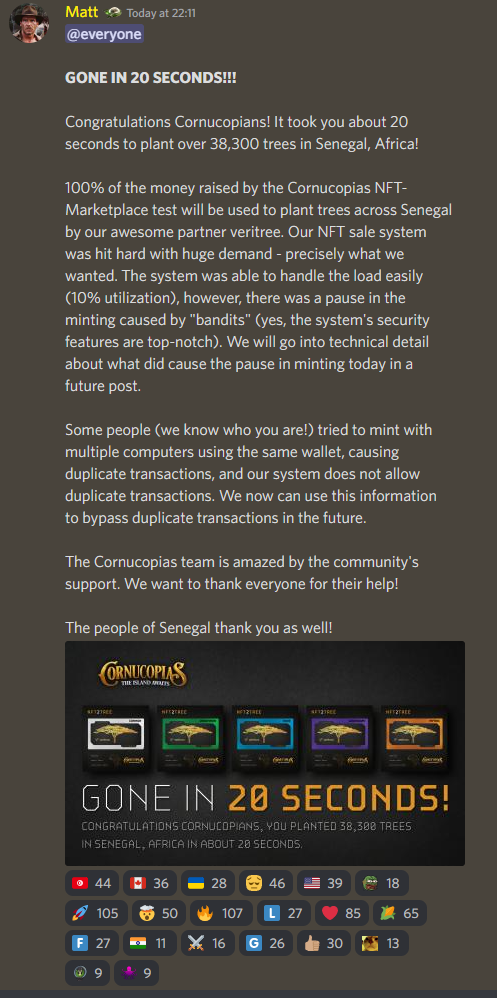 NFT2Tree Series 1 Discord Leak