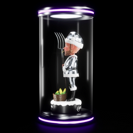 Silver Legendary Bobblehead